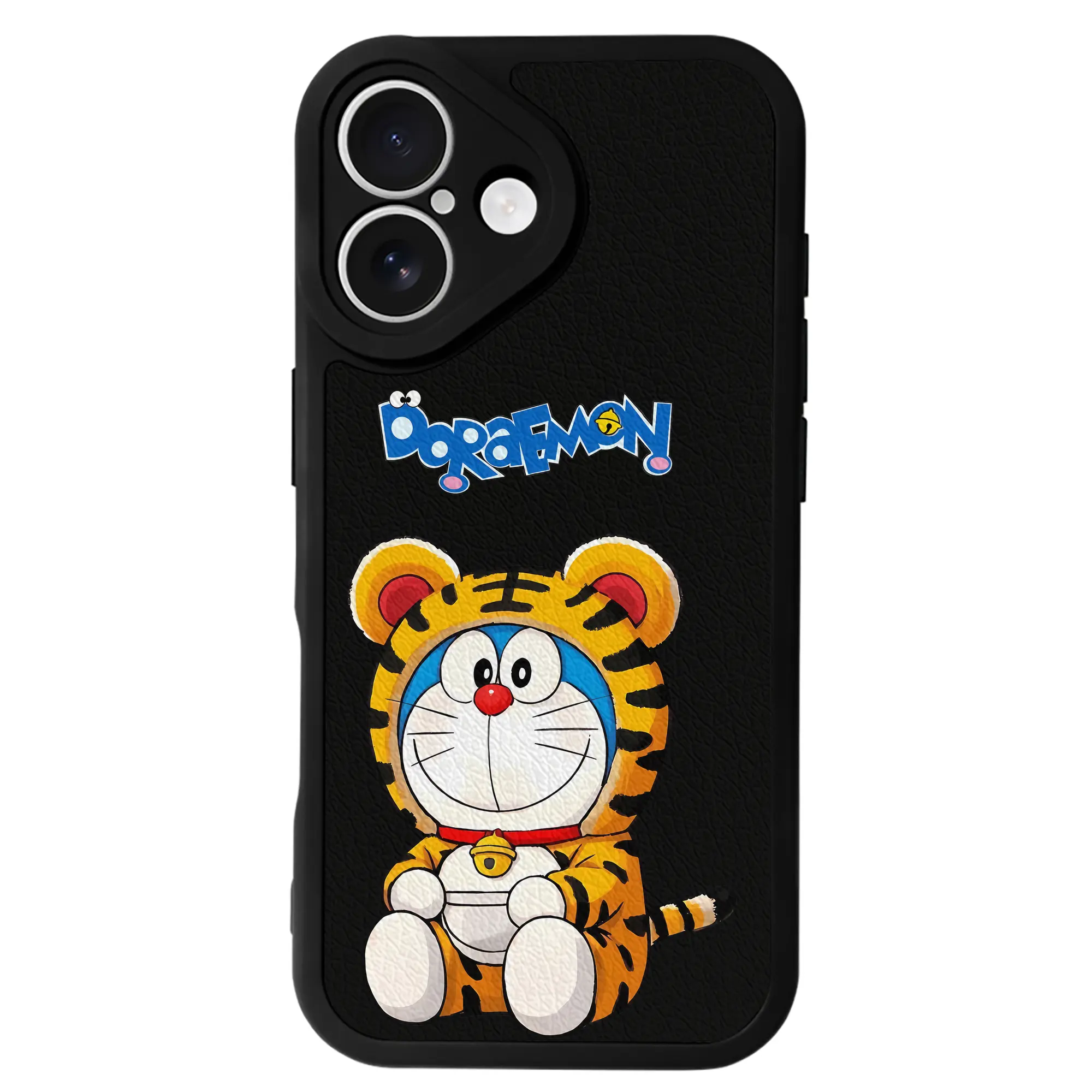 ドラえもん グッズドラえもん - IPhone 16シリーズ対応 ・ シリコンスマホケース ・ レザー調 ・ 高精度フィット ・ 耐衝撃 ・ ワイヤレス充電対応 ・ 精密カット